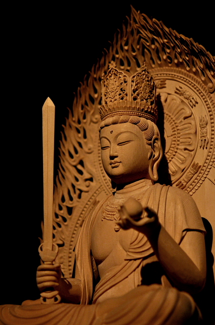 特注の仏像販売・仏像彫刻の専門店の仏像彫刻原田 » Blog Archive » 虚空蔵菩薩坐像 米桧 総高71cm