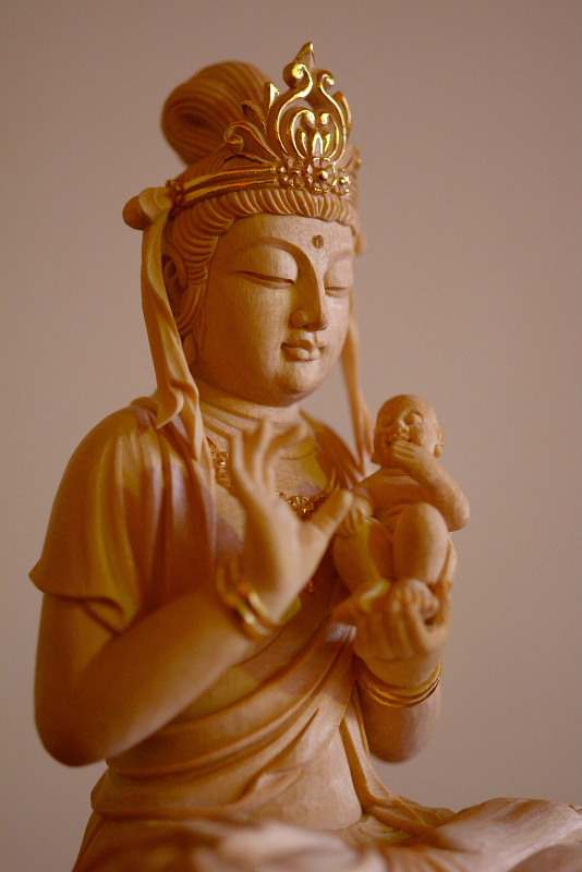 特注の仏像販売 仏像彫刻の専門店の仏像彫刻原田 慈母観音像