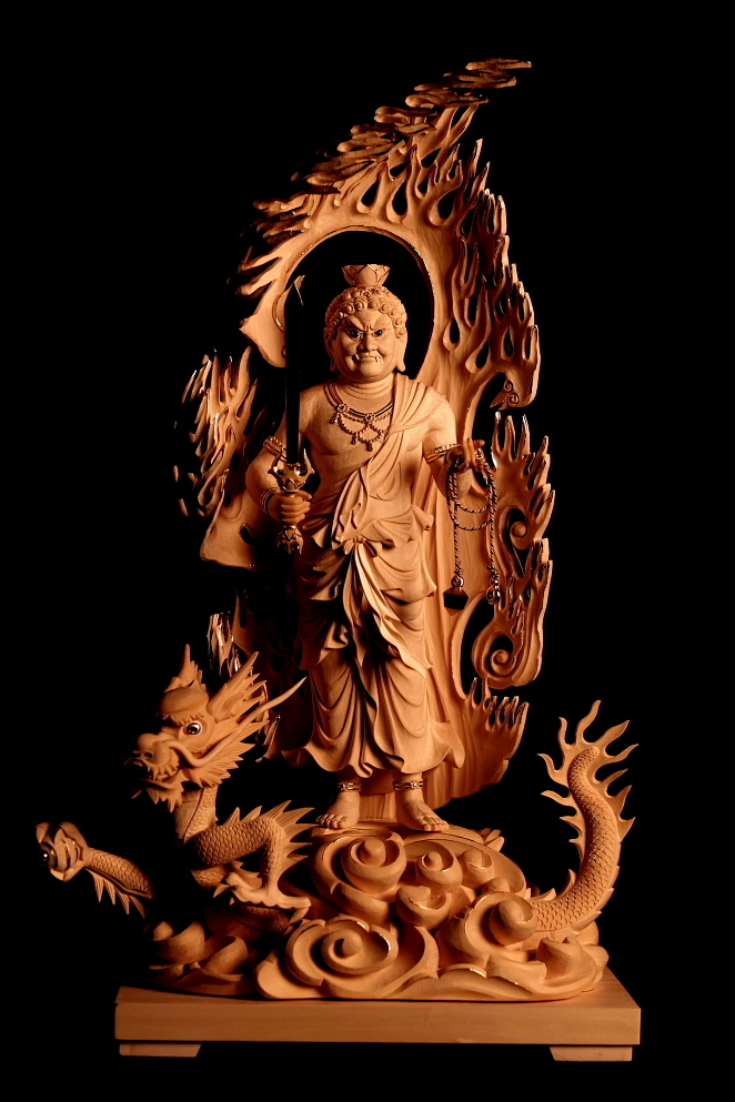 不動明王像 特注の仏像販売 仏像彫刻の専門店の仏像彫刻原田